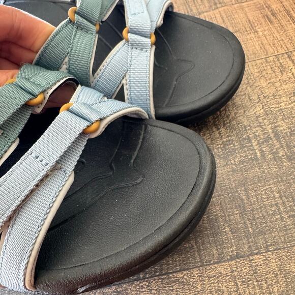 Teva Tirra Sandals Women's Size 8.5 Light Earth Multicolored Hiking Camping - Picture 5 of 9